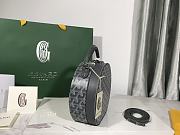 	 Kitlife Goyard Alto Hatbox Trunk Bag Dark Grey - 18*16.5*7cm - 5