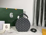 	 Kitlife Goyard Alto Hatbox Trunk Bag Dark Grey - 18*16.5*7cm - 2