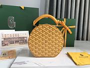 Kitlife Goyard Alto Hatbox Trunk Bag Yellow - 18*16.5*7cm - 1