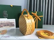 Kitlife Goyard Alto Hatbox Trunk Bag Yellow - 18*16.5*7cm - 4