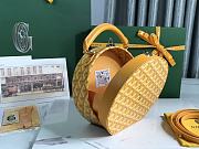 Kitlife Goyard Alto Hatbox Trunk Bag Yellow - 18*16.5*7cm - 3