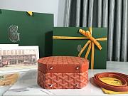 Kitlife Goyard Alto Hatbox Trunk Bag Orange - 18*16.5*7cm - 4