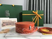 Kitlife Goyard Alto Hatbox Trunk Bag Orange - 18*16.5*7cm - 3