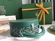 Kitlife Goyard Alto Hatbox Trunk Bag Green - 18*16.5*7cm - 5