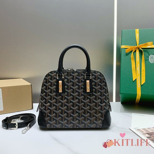 Kitlife Goyard Vendome PM Black Bag - 22.5 cm x 13 cm x 29 cm - 1