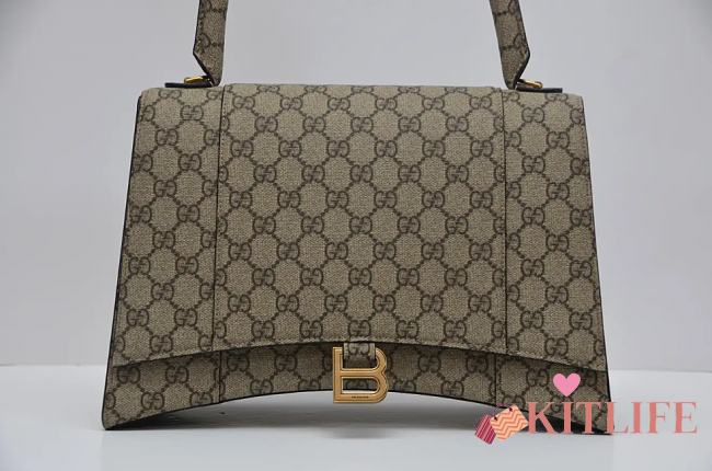 Kitlife Gucci x Balenciaga GG Hourglass Medium Size - 31.5 x 21.5 x 11 CM - 1