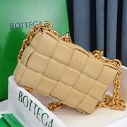 Kitlife Bottega Veneta Chain Cassette Intrecciato-leather bag beige - 26x18x8cm - 5