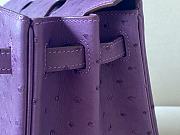 	 Kitlife Hermes Birkin Ostrich Purple Leather - 25/30/35cm - 5