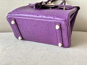 	 Kitlife Hermes Birkin Ostrich Purple Leather - 25/30/35cm - 2