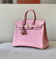 	 Kitlife Hermes Birkin Ostrich Pink Leather - 25/30/35cm - 1