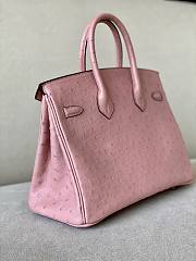 	 Kitlife Hermes Birkin Ostrich Pink Leather - 25/30/35cm - 2