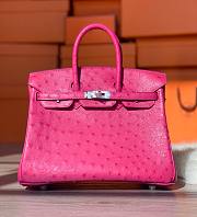 	 Kitlife Hermes Birkin Ostrich Hot Pink Leather - 25/30/35cm - 1