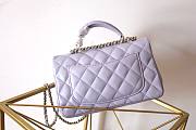 Kitlife Chanel CF Handle Purple Flap Bag - 13x20x9cm - 5