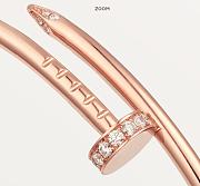 Kitlife Cariter JUSTE UN CLOU BRACELET, SMALL MODEL Rose gold, diamonds - 5