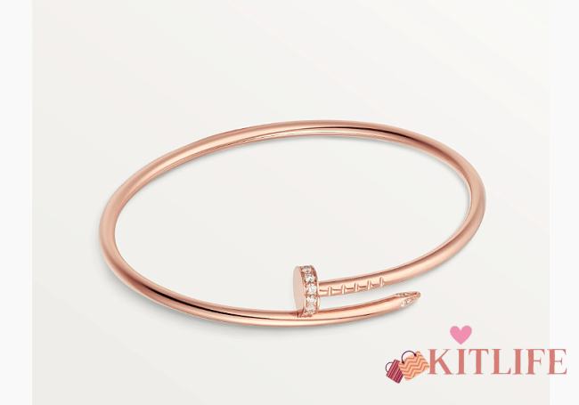 Kitlife Cariter JUSTE UN CLOU BRACELET, SMALL MODEL Rose gold, diamonds - 1