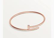 Kitlife Cariter JUSTE UN CLOU BRACELET, SMALL MODEL Rose gold, diamonds - 1