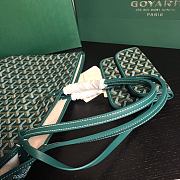 Kitlife Goyard Saint Louis PM Green tote bag - 28 cm x 15 cm x 34 cm - 3