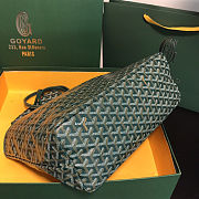 Kitlife Goyard Saint Louis PM Green tote bag - 28 cm x 15 cm x 34 cm - 5