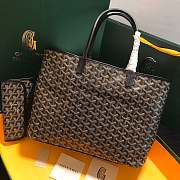 	 Kitlife Goyard Saint Louis PM Black tote bag - 28 cm x 15 cm x 34 cm - 1