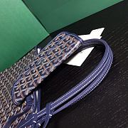 Kitlife Goyard Saint Louis PM Deep Blue tote bag - 28 cm x 15 cm x 34 cm - 3