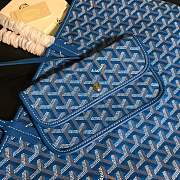 	 Kitlife Goyard Saint Louis PM Blue tote bag - 28 cm x 15 cm x 34 cm - 4