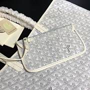 Kitlife Goyard Saint Louis PM White tote bag - 28 cm x 15 cm x 34 cm - 5