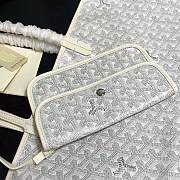 Kitlife Goyard Saint Louis PM White tote bag - 28 cm x 15 cm x 34 cm - 2