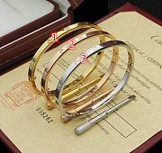 Ktilife Cartier Love Bracelet Small Model - 3.65mm - gold/silver/rose gold  - 1