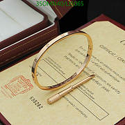 Ktilife Cartier Love Bracelet Small Model - 3.65mm - gold/silver/rose gold  - 4