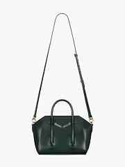 Kitlife Givenchy Mini Antigona Lock bag in box leather green forest - 29x18x13cm - 4