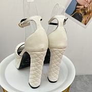 Kitlife YSL Quilted Tass sandals 95 white - 3