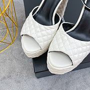 Kitlife YSL Quilted Tass sandals 95 white - 5