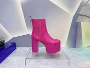 	 KITLIFE VALENTINO GARAVANI CLUB PLATFORM ANKLE BOOT IN CALFSKIN LEATHER 125MM PINK - 5