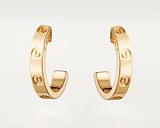 Kitlife Cartier Love Earrings Gold - 2.65mm - 1