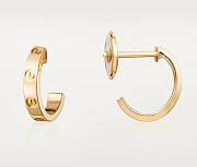 Kitlife Cartier Love Earrings Gold - 2.65mm - 2