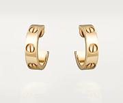 Kitlife Cartier Love Earrings Gold - 5.7mm - 1