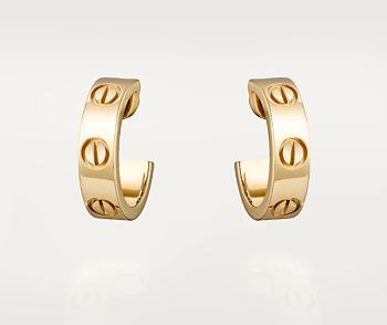 Kitlife Cartier Love Earrings Gold - 5.7mm