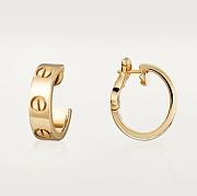 Kitlife Cartier Love Earrings Gold - 5.7mm - 5