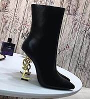 Kitlife YSL Opyum 110 YSL Black Gold Heeled Boots  - 3