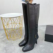 Kitlife YSL Jane 90 knee-high leather black boots  - 3