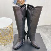 Kitlife YSL Jane 90 knee-high leather black boots  - 2