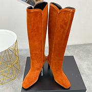 	 Kitlife YSL Jane 90 knee-high suede leather brown boots - 3