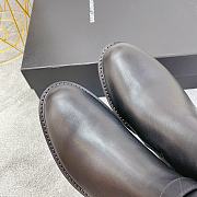 Kitlife YSL Short Ankle Black Leather Boots - 2