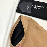 	 Kitlife YSL Suede Billy Platform Beige High Knee Boots - 5
