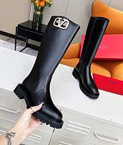 Kitlife Valentino Vlogo Boots Black Leather - 1