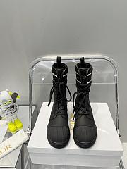 KITLIFE DIOR D-MAJOR ANKLE BOOT Black Calfskin and Lambskin Wool 2 - 4