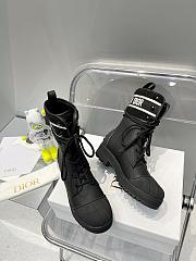 KITLIFE DIOR D-MAJOR ANKLE BOOT Black Calfskin and Lambskin Wool 2 - 5