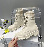 KITLIFE DIOR D-MAJOR ANKLE BOOT WHITE Calfskin and Lambskin Wool 2 - 1
