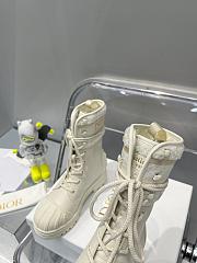 KITLIFE DIOR D-MAJOR ANKLE BOOT WHITE Calfskin and Lambskin Wool 2 - 2