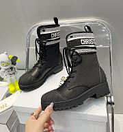 KITLIFE D-MAJOR ANKLE BOOT Black Technical Fabric and Black Calfskin - 1